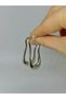 Drop Model Oval Design Women's Earrings - 3