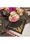 Mihrimah Model 6-Piece Presentation and Cocktail Napkin Black Color - 5