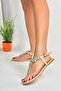 Skin Stone Flip Flops Women's Sandals M272006009 - 2