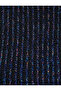 Glitter Knitwear Sweater Relax Fit Stand Collar - 6