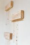 Set of 3 Natural Solid Wood Organizer Bracelet, Watch, Glasses and Accessories Jewelry Stand Organizer - 2