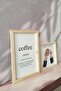 Coffee Energy Wooden Framed Table Set - 3