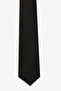 Men's Black Patterned Tie - 2