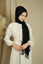 Set of 7 Cotton Viscose Pashmina Shawl 180x70 Cm Tasseled High Quality 150 gr - 2