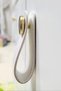 Drawer Furniture Handle Nordik Style Minimalist Nordic Type Synthetic Leather Brass Joint - 6