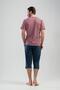 Men's V-Neck Short Sleeve Capri Pajama Suit 
 , 111181 - 4