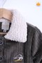 1.5 Tog Velvet Cotton Lining Baby Kids Filled Bomber Coat 13454 - 4