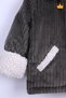 1.5 Tog Velvet Cotton Lining Baby Kids Filled Bomber Coat 13454 - 6