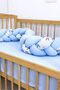 Baby Bedding Set, Knitted Protector, Bed Sheet - 100% Cotton - 4