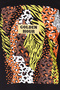 Black Printed 100% Cotton Oversize/Wide Fit Knitted T-Shirt TWOSS20TS0729 - 4