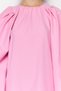 Pink Balloon Sleeve Skirt Layered Cotton Woven Dress TCTSS24EB00070 - 5