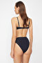 High Waist High Leg Regular Bikini Bottom with Black Belt Accessories TBESS24BA00029 - 5