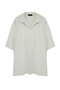 Premium Large Size Stone Oversize Textured Ottoman Polo Neck T-Shirt Tmnss24Bf00047 - 14