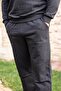 Anthracite Oversize Large - Regular Size Half Zipper Men's Tracksuit Set 21eestyakt - 5