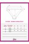 Women's Bamboo Fabric Waist Lace Slip Panties 3 Pack Set Kts1094 - 7