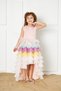 Soft Pink Short Front Back Long Girl's Evening Dress Girl Dress