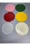 Mix Set of 6 Metal Single Decorative Candle, Tea, Coffee and Cake Service Presentation Tray 23 Cm - 2