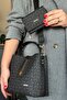 Medium Size Cotton Woven Strap Daily 4 Compartment Women's Shoulder Bag 2055 0502 - 6