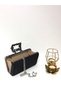 Black Color Satin Fabric Flower Motif Stone Hand and Strap Evening Dress Portfolio Clutch Evening Bag - 9