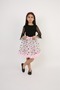 Girl's Long Sleeve Tulle Dress Suit 23 April 29 October Performance Outfit - 5