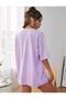 Come True New York Printed Oversize Sports Crew Neck Cotton Tshirt - 2