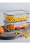 2-Piece Glass Storage Container Breakfast Glass Storage Set Food Storage Container - 3