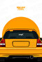 Angel Angel Lettering JDM Car-Motorcycle Glass Sticker 11.9x6cm - 2