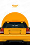 Bi' tanem Lettering JDM Car-Motorcycle Glass Sticker 19x4,5cm - 2