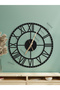 Decorative Roman Numeral Metal Wall Clock 45X45Cm [1134045X45] - 7