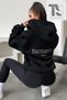 Thatssofetch Series 6 Printed Knitted Cotton 2 Thread Black Zipper Cardigan - 2