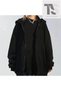 Plain Black Unisex Oversized