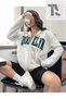 White Green Hooded Zippered Brooklyn Oversize - 2