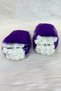 Purple Bridesmaid Crown, Bridal Henna Night Wedding Bride Bachelorette Party Circumcision Crown 10 Pieces - 5