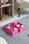 2-Piece Pink 8-Compartment Children's Room Closet Drawer Socks Organizer Honeycomb Accordion Organizer - 2
