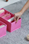 2-Piece Pink 6-Compartment Children's Room Closet Drawer Socks Organizer Honeycomb Accordion Organizer - 3
