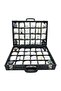 Watch Bag 48 Pieces Patent Leather with Black Handles - 3