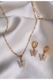 BUTTERFLY NECKLACE, BUTTERFLY EARRING, 1stQUALITY
