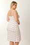 PREGNANT LOHUSA NIGHTWEAR WITH ROPE STRAP FLOWERY ECRU - 4