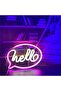Hello Neon Duvar Dekoru - 3