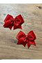 Set of 2 Red Ribbon Buckles - 2