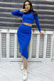Women's Skirt Crop Double Set Black, Claret Red, Cobalt Blue