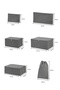 6-Piece Gray Suitcase Organizer Suitcase Organizer Set Travel Case - 8