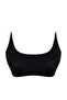 Black Contrast Piping Detail Bralette Plus Size Bikini Top Tbbss24Ct00008 - 7