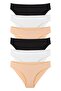 Women's Cotton Mixed Color 6-Piece Slip Panties Model-2 - 2