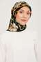 - Silk Scarf 2023/2024 Autumn Winter Sura Silk Black Emerald 9034-01