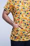 زي رجالي من Pios My Colorful Cats منقوش من الليكرا - Scrubs - قمة واحدة - 5