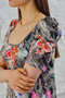 Women's Digital Printed Watermelon Sleeve Dress - 7