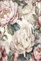Powder Themed Flower Rose Patterned Creative Modern Decorative Carpet 3421