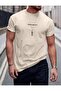 NEVER GİVE UP Printed Cotton T-shirt