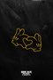 Heart Car-Motorcycle Glass Sticker Sticker 14x10,9cm